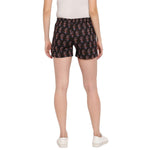 Aawari Cotton Block Printed Shorts For Girls and Women (Multicolor)