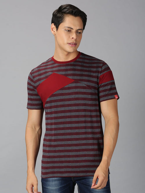 Men T-Shirt Stripes Cotton Le Messa