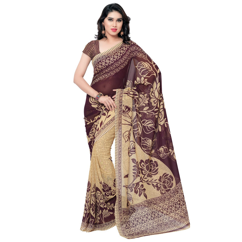 Paisley Print Daily Wear Georgette Saree