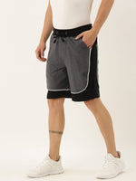 Men Solid Regular Fit Urban Shorts