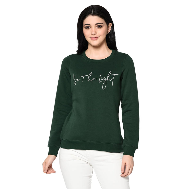 Trufit Green Women's Full Sleeve Sweatshirt