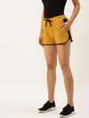 Women Yellow Active Essential Shorts