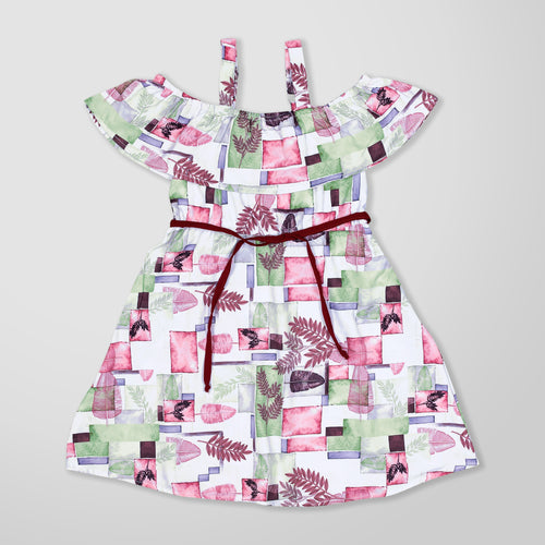 MYY Kids Born Girls Floral Printed Frock