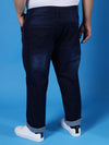Instafab Dye Plus Men Side Striped Stylish Casual Denim Jeans