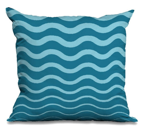Digital Printed Cushion - Waves - Size -45*45 cms