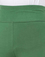 Adorna Women's Stretchable Leggings - Ever Green