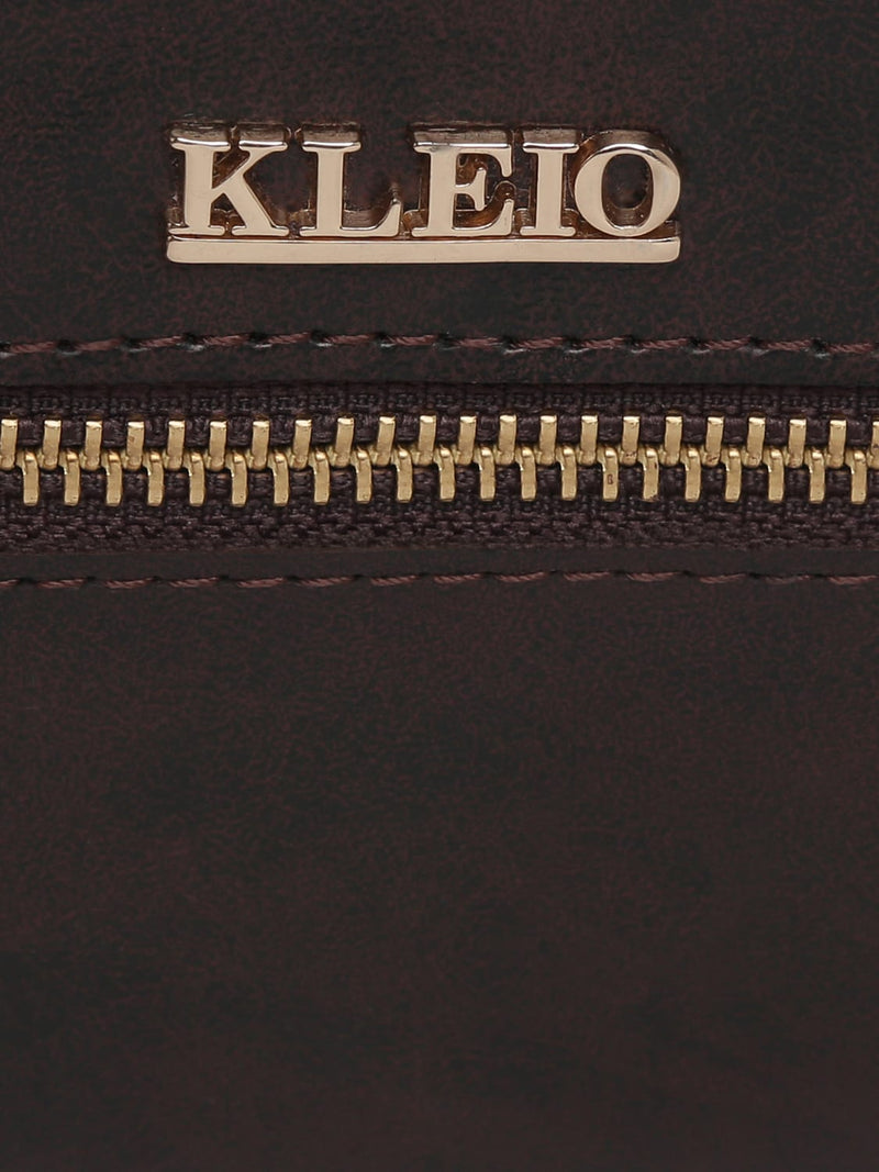 Kleio Queen Sling Clutch Zip Closure Multi Slot Purse Wallet for Women /Girls
