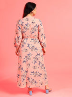 Instafab Designed Plus Size Women Floral Design Stylish Casual Dresses