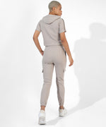 Women's Solid Grey Regular Fit Co-Ords Set