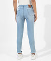 Women's Classic Blue Medium-Washed Regular Fit Denim Jeans
