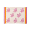 Abeer Hand Block Floral Printed Cotton Kitchen Towel, Quick Drying, Light Weight Purple-40 cm. x 60 cm.