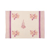 Abeer Hand Block Floral Printed Cotton Kitchen Towel, Quick Drying, Light Weight Purple-40 cm. x 60 cm.