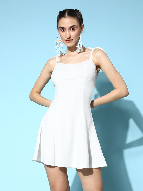 Veni Vidi Vici White Bustier Dress