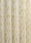 Floating Ferns Cotton Sheer Curtain (Single piece) - Door