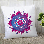 The Purple Tree Abstract Enterprises Printed Cotton Jute Cushion Covers (16 x 16 inch) (Pack of 5)