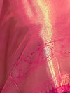 Sareemall Pink Tassels And Latkans Women Saree