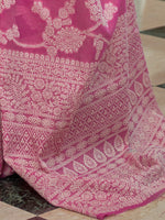 Sareemall Pink Woven Women Saree