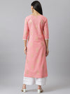 Women's Printed Cotton Straight Kurta