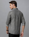 Prototype Men Washed Casual Brown Shirt