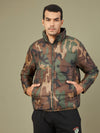 Men's Camouflage Full Sleve Puffer Jacket