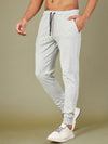 Men's Grey MASCLN Puff Print Joggers