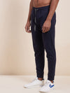 Men's Navy MASCLN Puff Print Joggers