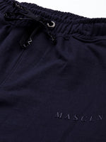 Men's Navy MASCLN Puff Print Joggers