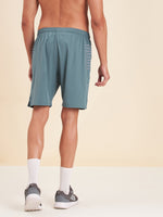 Men Teal Blue Dry Fit Shorts