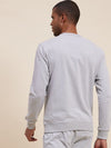 Men's Grey MASCLN Puff Print Sweatshirt