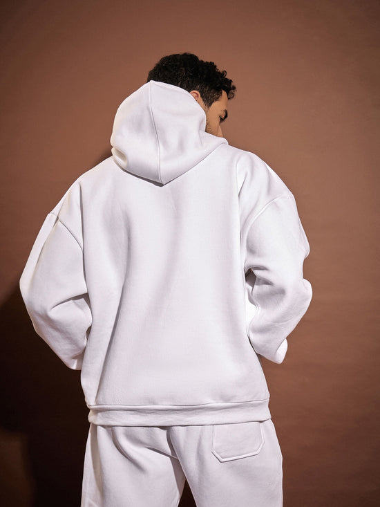 Men White San Francisco Oversized Hoodie