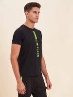 Men Black LIMITLESS Dry Fit T-Shirt