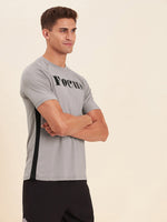 Men Grey FOCUS Dry Fit T-Shirt