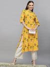 Women's Floral Printed A-Line Kurta