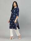 Stylum Women's Printed Rayon Straight Kurta