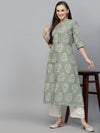 Women's Printed Rayon A-Line Kurta