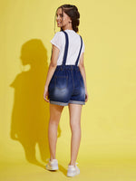 Girls Blue Denim Playsuit