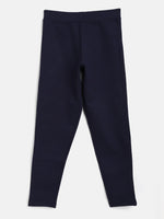 Girls Navy Basic Jeggings