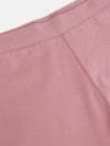 Girls Pink Solid Basic Leggings