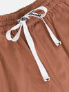 Girls Coral Zipper Pocket Twill Joggers