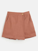 Girls Coral Twill Skorts