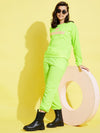 Girls Neon Green Terry Be-Yourself Sweatshirt