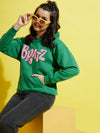 Girls Green Fleece BRATZ Oversize Hoodie