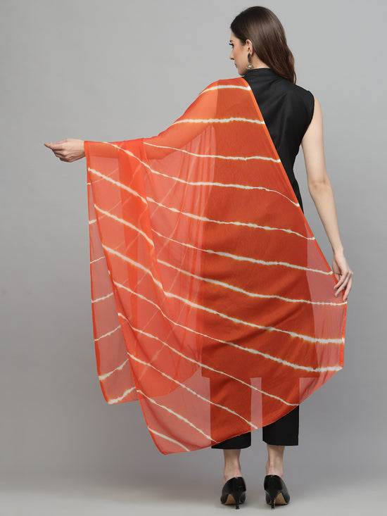 Women's Lehariya Printed Chiffon Dupatta