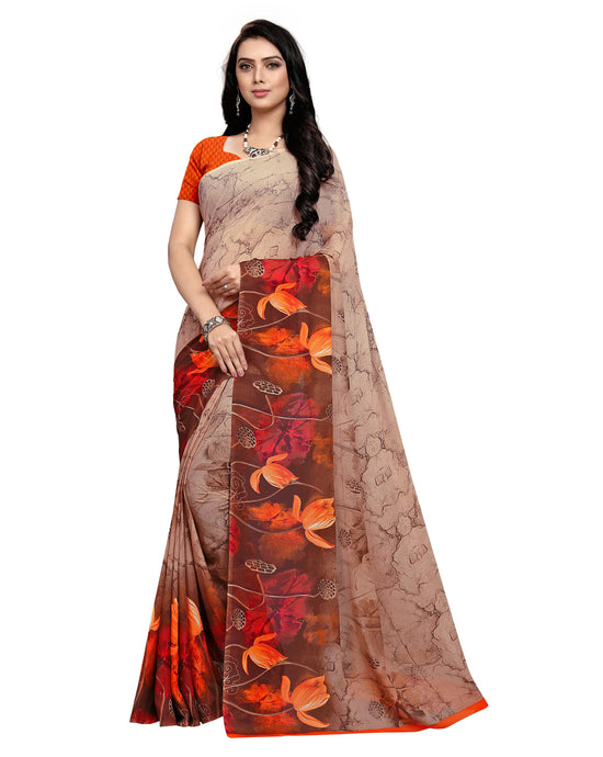 Vaamsi Georgette No Type Regular Saree-PC1071