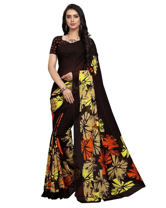 Vaamsi Georgette No Type Regular Saree-PC1072