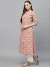 Women's Printed Cotton A-Line Kurta