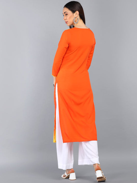 Ahika PolyCrepe Printed Kurta