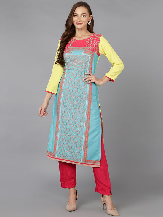 Ahika Women Polyester Ethnic Motifs