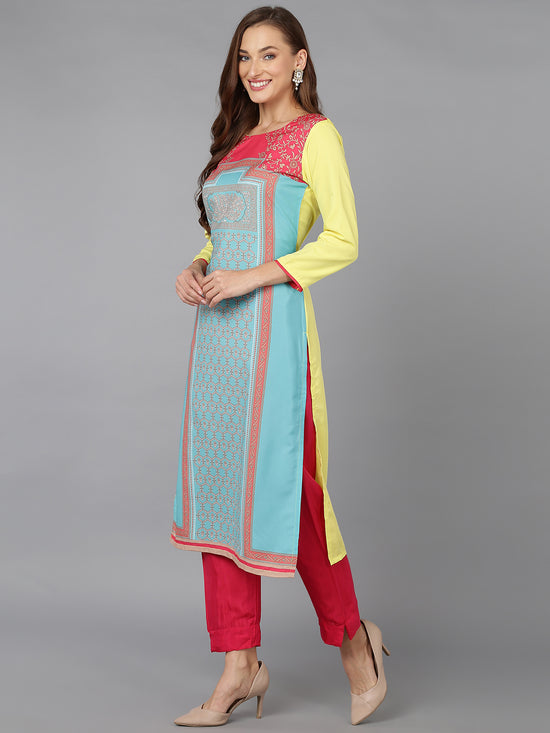 Ahika Women Polyester Ethnic Motifs