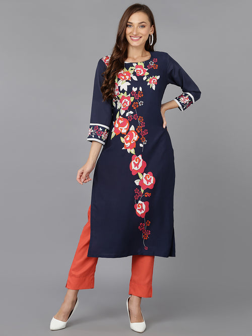 Ahika Women Viscose Rayon Floral